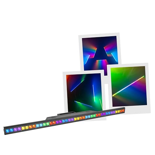 BoomToneDJ Beam Bar Barre LED Beam 40 pixels RGB 3 W, contrôle DMX étendu, chenillards intégrés, détection musicale et programmes automatiques – idéale...
