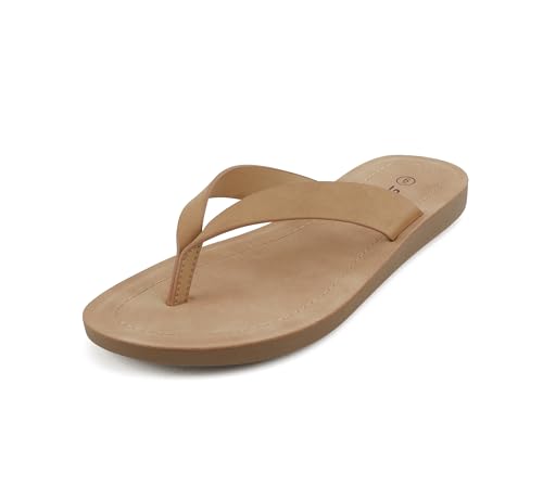 Image of Soda Shoes Women Flip Flops Basic Plain Slippers Thongs Sandals Strap Casual Beach Ella-S