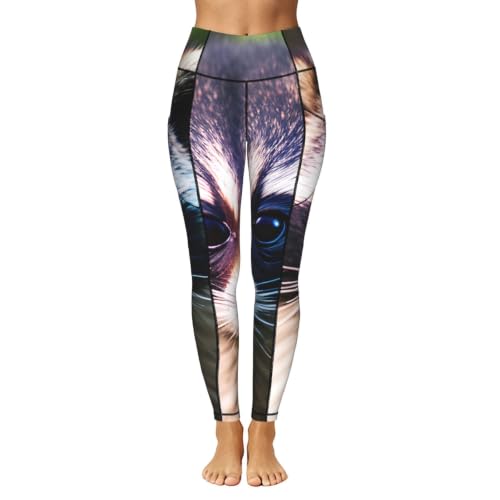Leggings con estampado de mapache y conjuntos de entrenamiento EKPASVC de alta flexibilidad 2