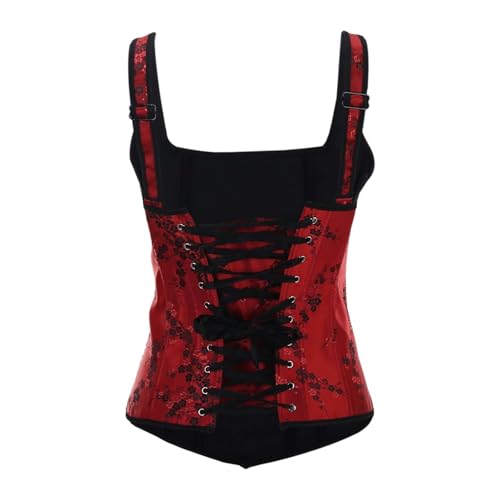 Corset bustier femme à lacets pour affiner la taille avec élégance