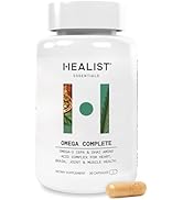 Healist Essentials Omega 3 Supplements, Fish Oil Supplement Capsules for Men and Women, Heart, Br...