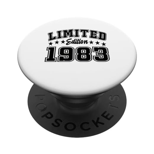 Edición limitada 1983 Cumpleaños 1983 Edición Cumpleaños PopSockets PopGrip Intercambiable