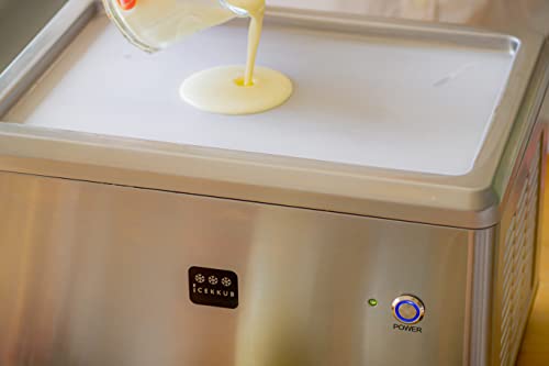 ICEKKUB - Eismaschine - Eiswürfelmaschine - Hausgemachtes Eis in Minutenschnelle - 2 Spatel inklusive – Bild 4
