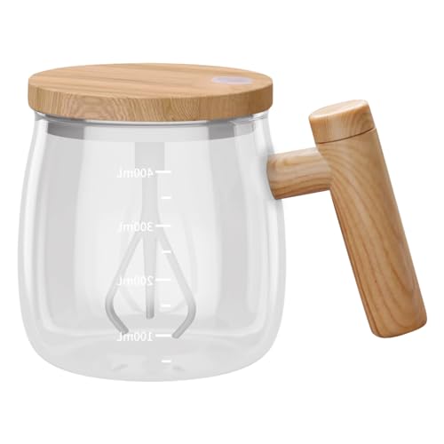 Fast Stirring Cups Efficient Stirring Mug Electric Glass Cup Automatic Mixing Glass Suitable For Smooth Blending