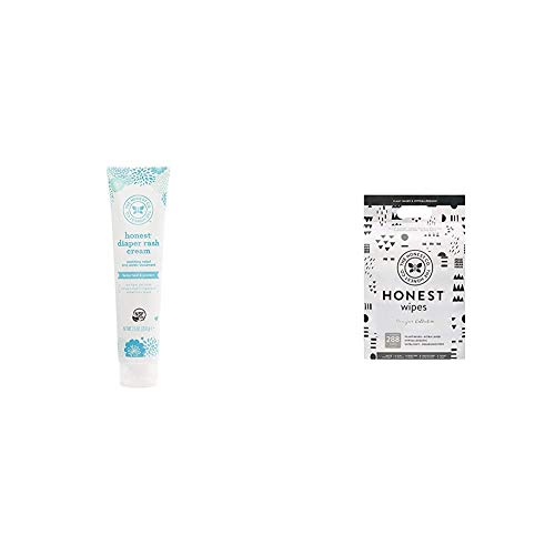 The Honest Company Diaper Rash Cream, 2.5 oz. and The Honest Company Designer Baby Wipes - 288 Count