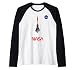 NASA Lancio Della Navicella Spaziale Mercury Escape Tower Maglia con Maniche Raglan