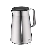 alfi Drive!, Thermoskanne Edelstahl mattiert 0,7 Liter mit doppelwandigem TopTherm Edelstahl-Isoliereinsatz. Ideal als Kaffeekanne oder als Teekanne, für zu Hause oder im Büro
