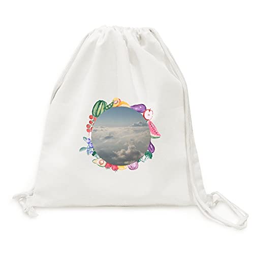 Sac en tissu pliable avec sangle pour fruits et légumes frais lors de vos pique-niques