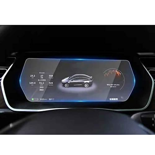 Écran de compteur de vitesse Tesla sans rayures grâce au verre