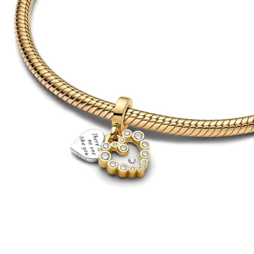 Image of Mom Family Charms Bead for Bracelets and Necklaces Jewelry Charm for Women Valentine Mother's Day