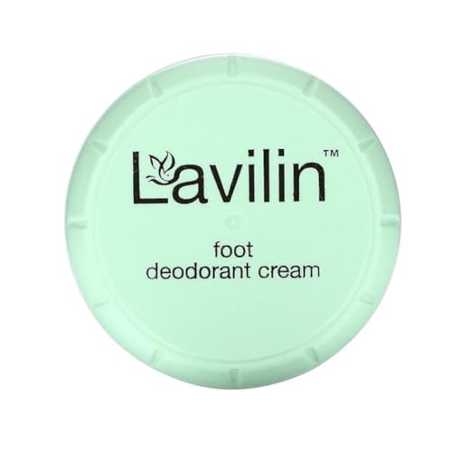 LAVILIN Foot Deodorant Cream - for Women and Men - Up to 7 Days Long-Lasting Foot Odor Control – No Aluminum, Alcohol, Paraben or Cruelty. Sensitive Skin foot deodorant,12.5 grams