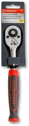 Crescent 3/8" Drive 72 Tooth Quick Release Dual Material Teardrop Ratchet 10-3/4" - CRW7
