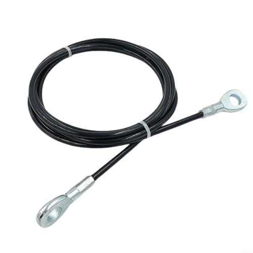 Fauhapyway Cuerda de alambre de acero para gimnasio, accesorio de máquina de cable de pila de peso para entrenamiento de ejercicio de bricolaje con conector de pin de carga de 1,5 m/2,5 m/10 pies (300
