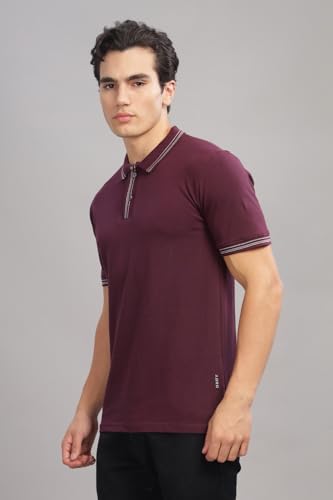 Image of ADRO Polo T Shirt for Men | Black Polo T-Shirt | 100% Cotton Polo Tshirt | Regular Fit Polo| Available in Plus Size Polo