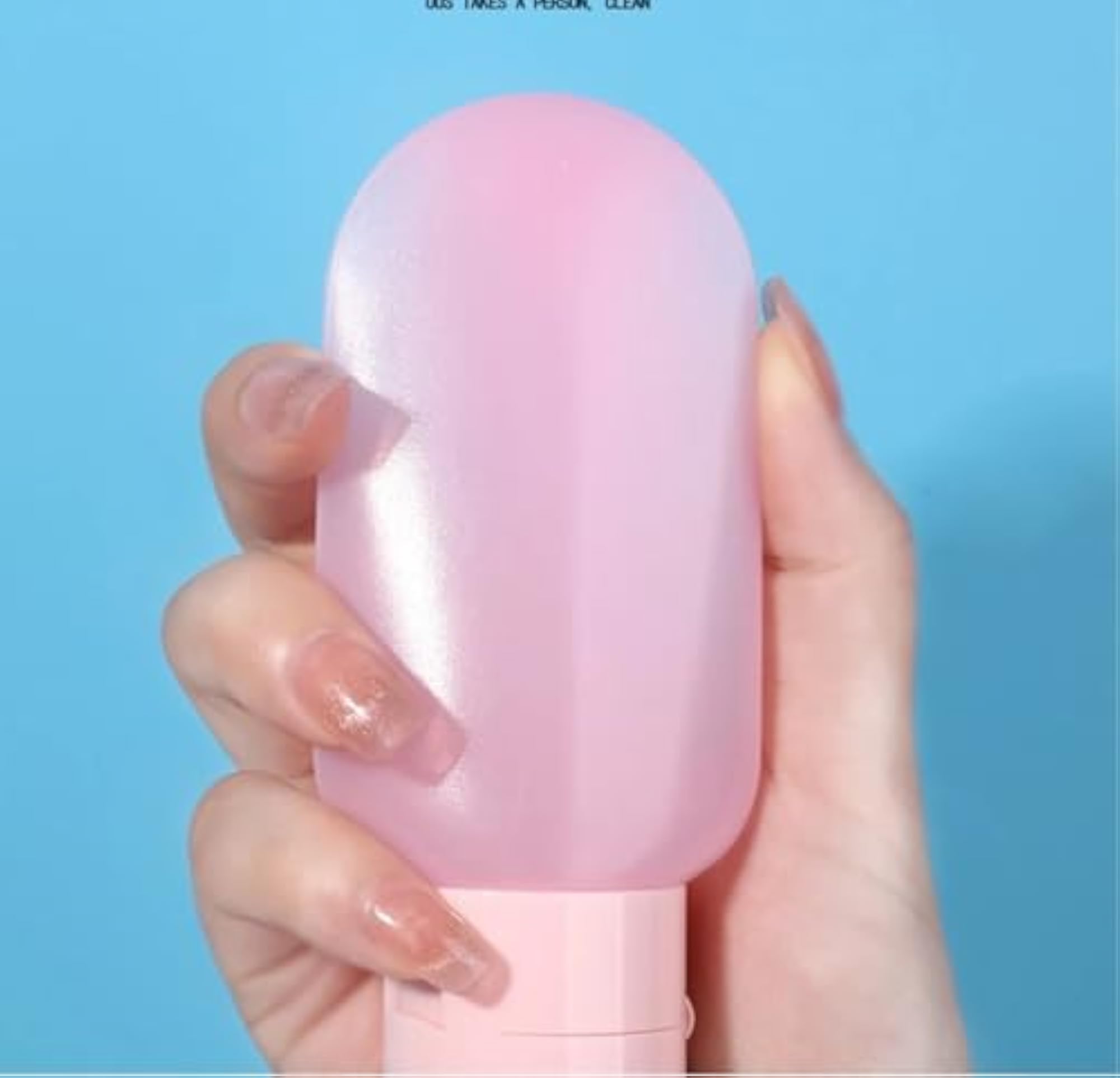 3 Pcs Travel Toiletries Refillable Shampoo Body Lotion Squeeze Bottles Kit 60ml