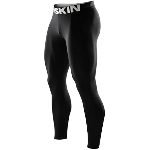 DRSKIN Men’s Compression Pants (5/4/3 Pack) Quick Dry Tights Leggings Sports Baselayer Running Gym Workout