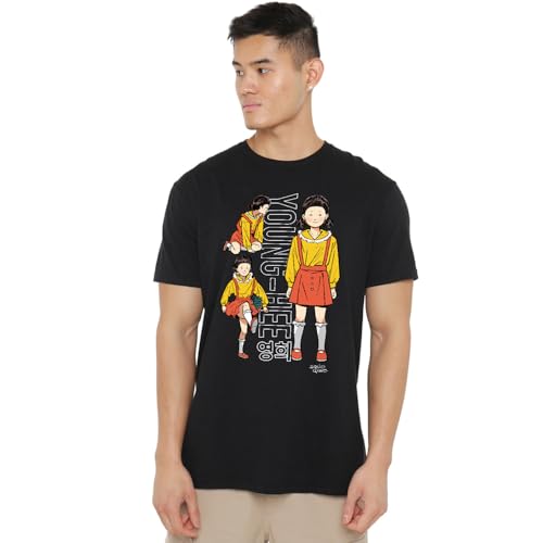 T-shirt Squid Game saison 3 vintage Young-hee mixte en coton pour fan de série