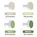 haakaa Electric Nail Trimmer Replacement Pads Baby Nail Trimmer Heads Compatible with All haakaa Nail Trimmers, Suitable for 3-6 Months, Seafoam