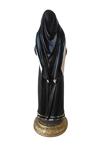 Santa Rita De Cascia Estatua Religiosa de Resina 8" miniatura 2