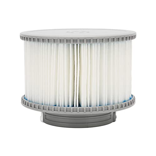RASTKY Cartucho de Filtro de Piscina Duradero, Filtro de Tela Plisada de Repuesto para Spas MSPA 2089, Diseño de Núcleo de Alto Flujo para y Piscinas para Niños