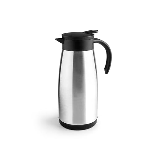 IBILI - Jarra termo 1000 ml, Acero Inoxidable 18/10, Doble pared