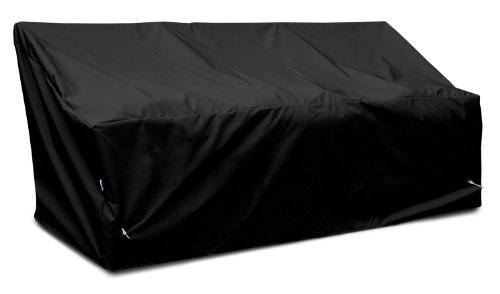 KoverRoos Weathermax 76450 Deep 3-Seat Glider/Lounge Cover, 89-Inch Width by 36-Inch Diameter by 33-Inch Height, Black