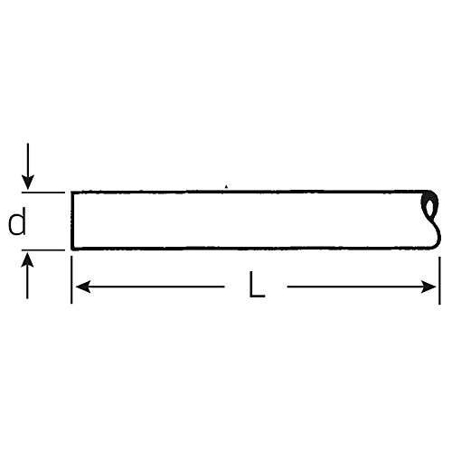 Stahlwille 48030001 5 1/2 Tubular Handle For No 5 Heavy Duty Ring Spanner, Size 1, 19mm Diameter, 460mm Length