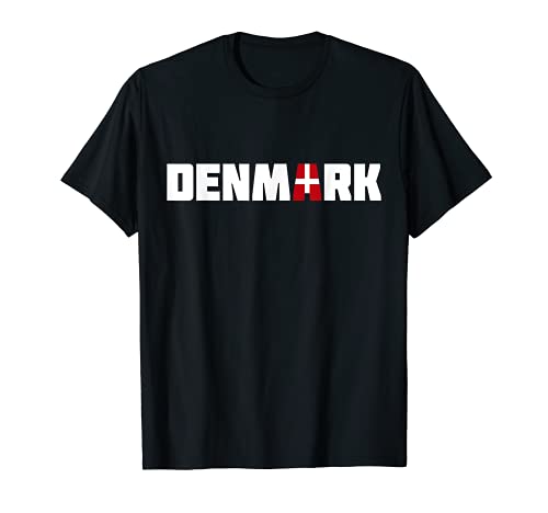 Bandera de Dinamarca - Danish Travel Retro Danmark Camiseta