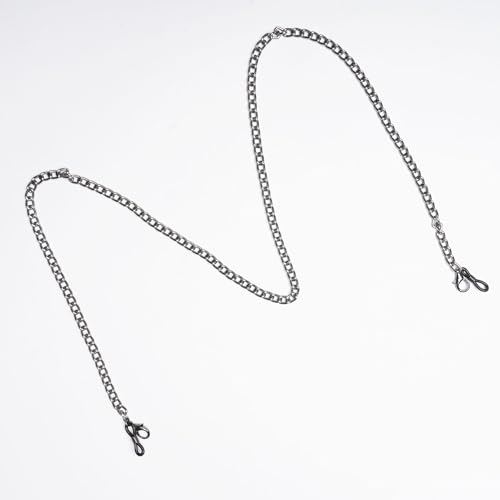 Image of Unisex Specs Holder Hook & Loop Anit Slip Eyewear Lanyard Metal Strap Chain