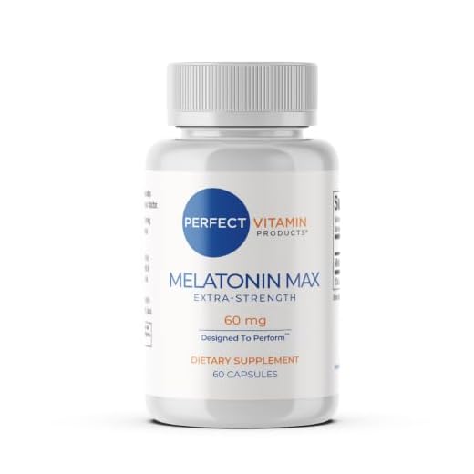 High Dosage Melatonin 60mg,Melatonin Max Ensures an Ample Supply of This Important Hormone, 60 Capsules