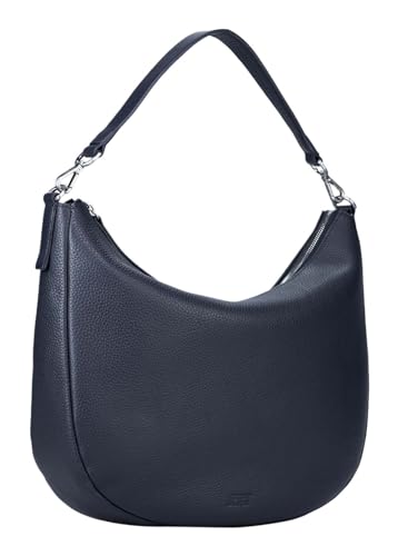 Bolso hobo JOST Vika azul marino con doble función de hombro y bandolera 2