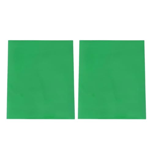 DOITOOL 2 Sheets Lettering Film Heat Transfer Craft DIY Cloth Film Green