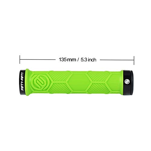 image for FIFTY-FIFTY Double Lock-On Mountain Bike Grips, Bicycle Handlebar Lock