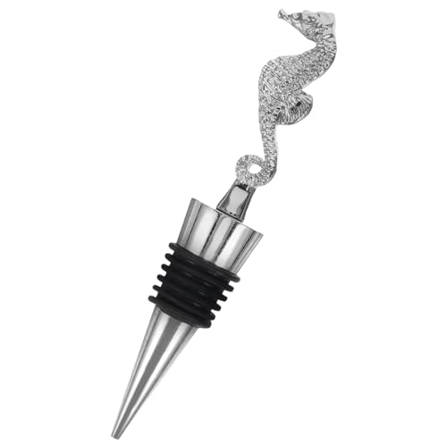DOITOOL Chiusura per Bottiglia di Vino in Lega di Zinco Forma di Cavalluccio a Forma di Cavallo Sigillante Ermetico per Bottiglie di Accessorio Regalo per Amanti del Vino e Feste