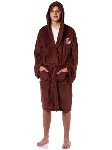 Bioworld Star Wars Robe Adult Hooded Self-Tie Fleece Bathrobe