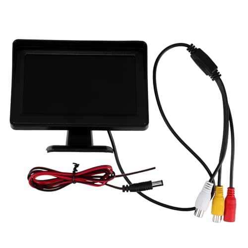 Monitor de espejo retrovisor de 4.3 pulgadas y pantalla portátil para coche