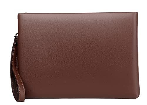  Men's FSD.WG Clutch Bag Leather Zipper Large Wallet Purse for Men
| FSD.WG Mens Leather Clutch Bag with Zipper Large Si