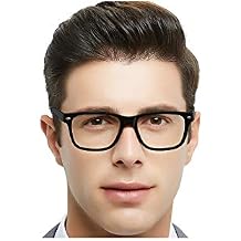 OCCI CHIARI Fashion Mens Glasses Durable & Stylish Black Clear Lense