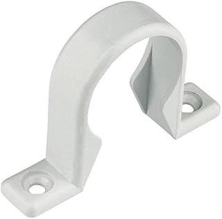 FLOPLAST 32mm White Pushfit Waste Pipe Clip - Bag of 2