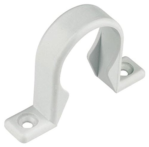 Image of FLOPLAST 32mm White Pushfit Waste Pipe Clip - Bag of 2
