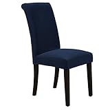 [Facile à installer et à laver] : la housse de chaise de salle à manger est élastique, confortable, facile à installer, amovible et lavable.