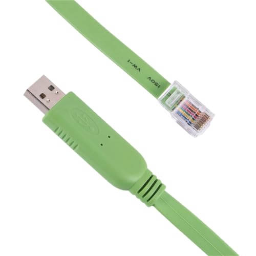 Cable de consola USB a serie RJ45 RS232 de 5m para programar switches de red 4