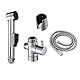 Alrens 3 pcs Waschbeckenhandbrause, inkl. Brauseschlauch 150cm, Adapter mit Umstellfunktion und Wandhalterung, Bidet Handbrause für Toilette, Bidet Brause