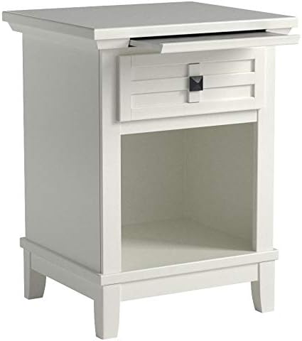 Miniatura 5 de Mesita de noche Home Styles Arts And Crafts acabado blanco Madera Blanco