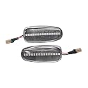 Nodrest 2 STÜCKE Seitenmarkierungs-Blinker for Mercedes Benz W210 W202 CLK W208 SLK R170 W638 Blinker