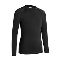 HYCOPROT Kompressionsshirts für Jungen Kompression Shirt Kind Unterhemd Sportliche Unterziehshirt Base Layer Atmungsaktives Funktionsshirt Basisschicht Top Schnell Trocknend Atmungsaktiv Shirt