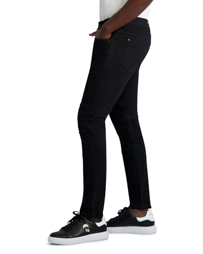 Karl Lagerfeld Paris Men's Soft Stretchy Modal Moto Pant3