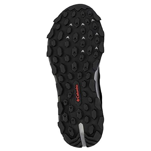 Columbia Men's Hatana Breathe Hiking Shoe, Titanium Grey Steel/Red Quartz, 11.52