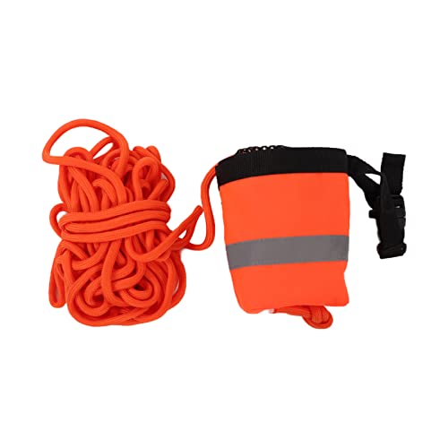 Bolsa de cuerda reflectante flotante para agua y equipo de silbato salvavidas para deriva