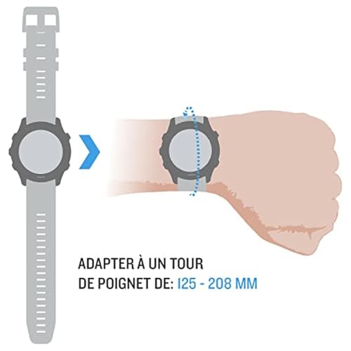 Image of Garmin QuickFit 22 Watch Band - Heathered Red Nylon